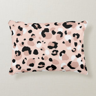 Modern Abstract Leopard Animal Print Decorative Cushion