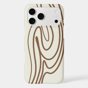 Modern Abstract Line Art iPhone Case – Minimalist
