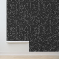 Modern Abstract Line Art Pattern
