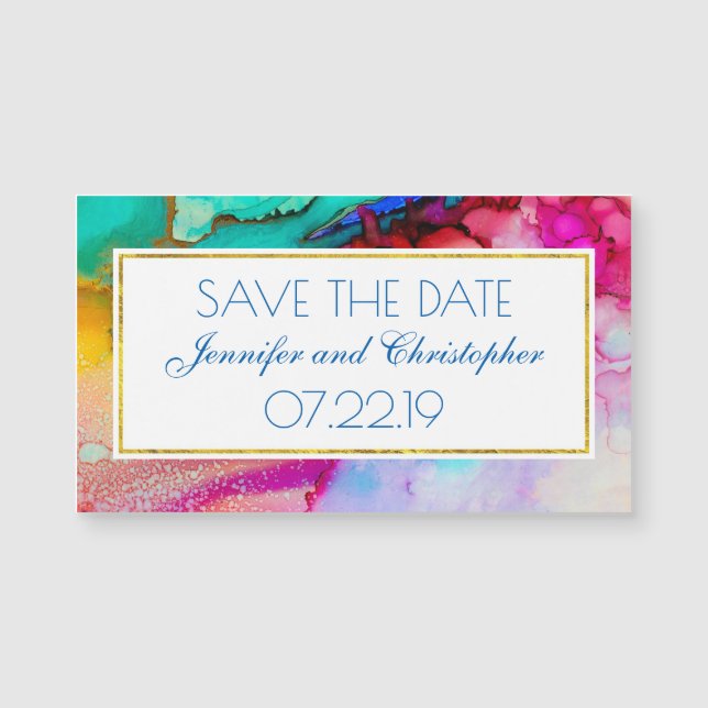 Modern Abstract Marble Watercolor Design (Front)