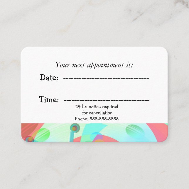 Modern Abstract Medical Appointment (Front)