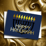Modern Abstract Menorah Black Yellow<br><div class="desc">Modern Abstract Menorah Black Yellow</div>