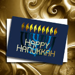Modern Abstract Menorah Blue<br><div class="desc">Modern Abstract Menorah Blue</div>