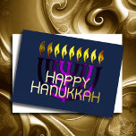 Modern Abstract Menorah Purple<br><div class="desc">Modern Abstract Menorah Purple</div>