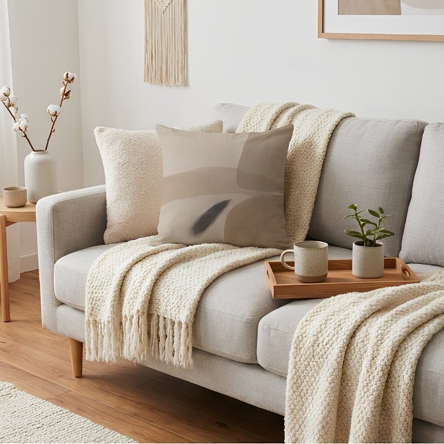 Modern abstract minimalist Scandinavian  Cushion (Creator Uploaded)