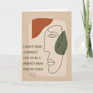 Modern Abstract Mother’s Day Card For Mum