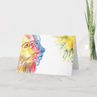 Modern Abstract Multicultural Three Kings