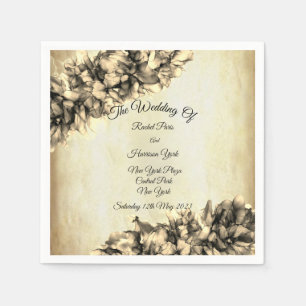 Modern Abstract Natural Elegant Haze wedding Napkin