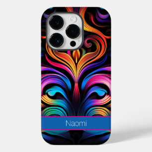 Modern Abstract Neon Colours Case-Mate iPhone 14 Pro Case