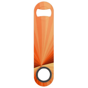 Modern Abstract Orange Red Vanilla Graphic Fractal