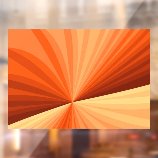 Modern Abstract Orange Red Vanilla Graphic Fractal (Sheet 2)