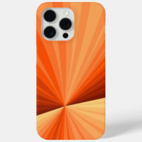 Modern Abstract Orange Red Vanilla Graphic Fractal