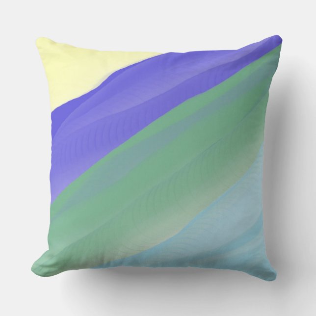 modern abstract painting art cushion (Front)
