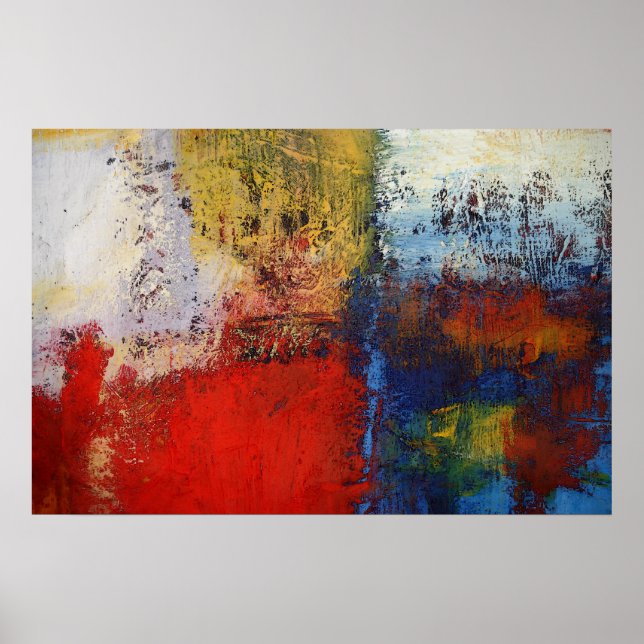 Modern Abstract Painting Art Print Posters (Front)