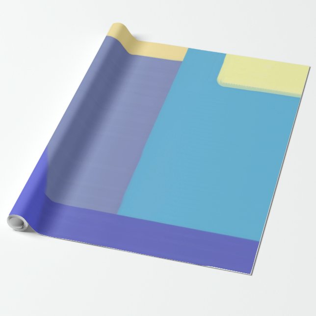 modern abstract painting art wrapping paper (Unrolled)