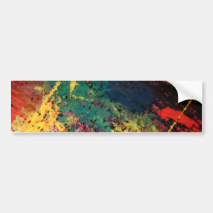 Modern Abstract Painting Bumper Sticker
