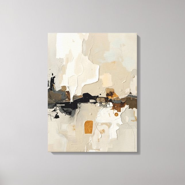 Modern Abstract Painting Canvas Print (Front)