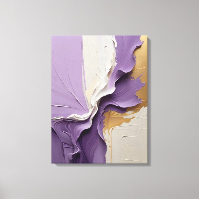 Modern Abstract Painting Canvas Print (Front)