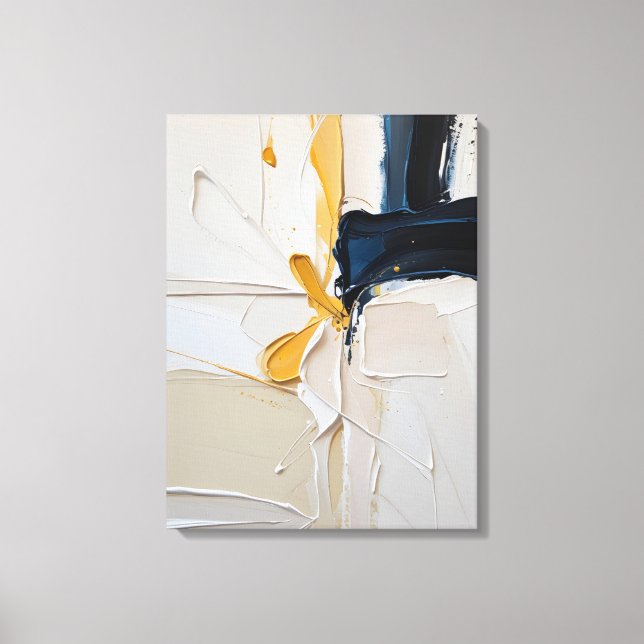 Modern Abstract Painting Canvas Print (Front)