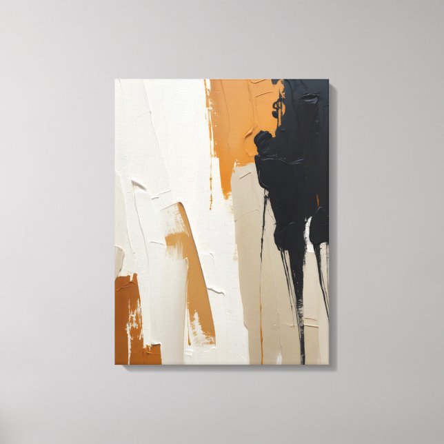 Modern Abstract Painting Canvas Print (Front)