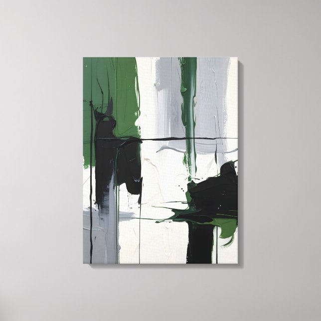 Modern Abstract Painting Canvas Print (Front)