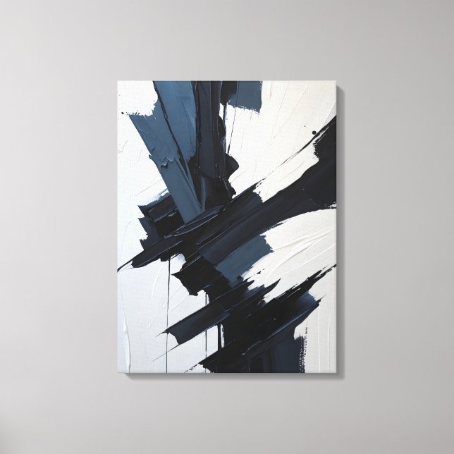 Modern Abstract Painting Canvas Print (Front)