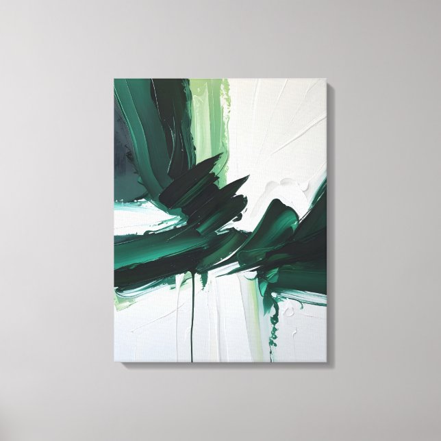 Modern Abstract Painting Canvas Print (Front)