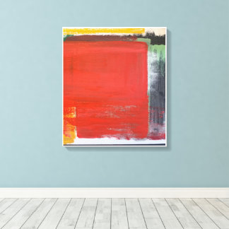 Modern Abstract Painting on Canvas Print