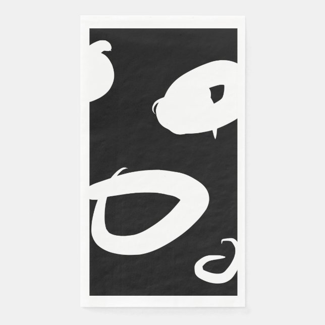 Modern abstract Paper Napkin (Front)