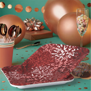 Modern Abstract Paper Plate