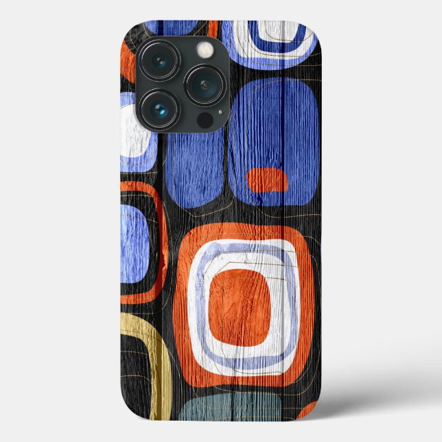 Modern Abstract Pastel Wood Look Case-Mate iPhone  Case-Mate iPhone Case (Back)