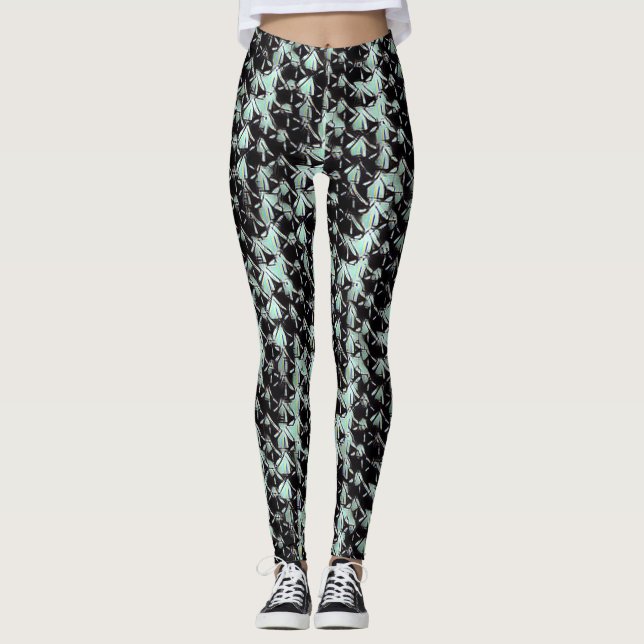 Modern abstract pattern 1187 - Leggings (Front)