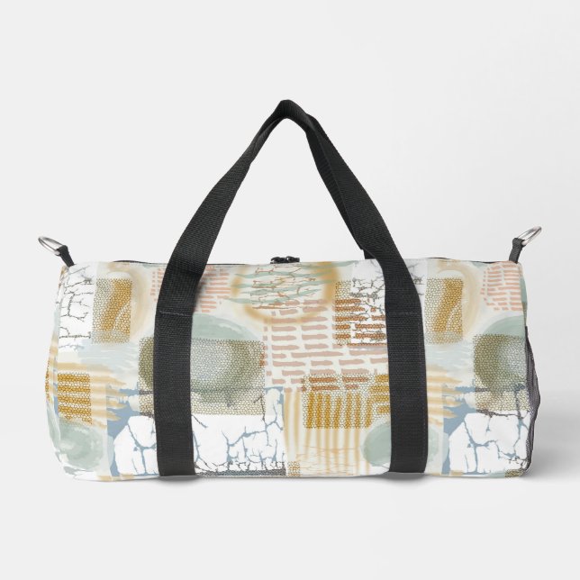 Modern Abstract Pattern Duffle Bag (Front)
