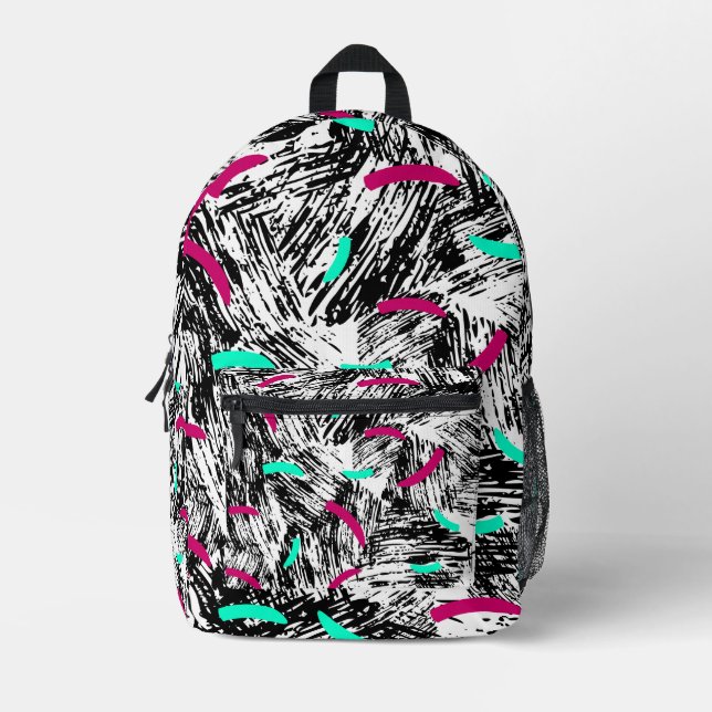 Modern Abstract pattern. Printed Backpack (Front)