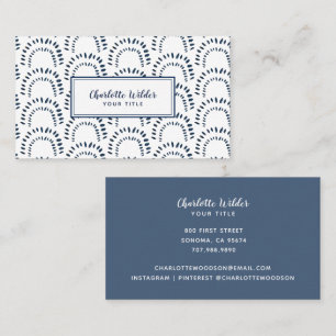 Modern Abstract Pattern Rainbwow Pattern Business Card