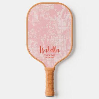 Modern Abstract Personalised Name Pickleball Paddl Paddle