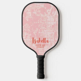 Modern Abstract Personalised Name Pickleball Paddl Pickleball Paddle