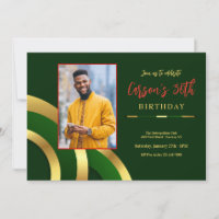 Modern Abstract Photo Invitation