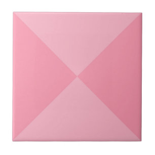 Modern Abstract Pink Geometric Triangle Pattern Tile
