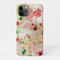 Modern Abstract Pink Red Yellow Green Template