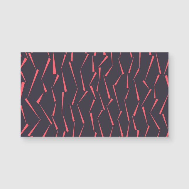 Modern abstract playful geometric triangle pattern (Front)