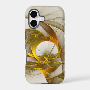 Modern Abstract Precious Metal Colours Fractal