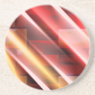 Modern Abstract Print Art Decor Digital Art Coaster