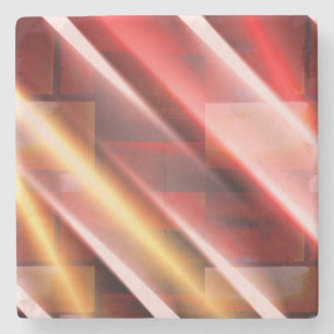 Modern Abstract Print Art Decor Digital Art Stone Coaster