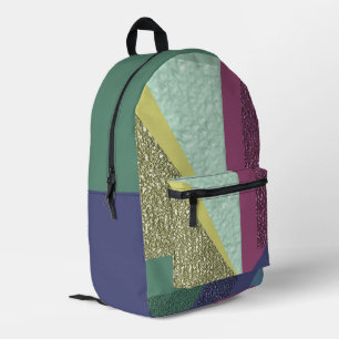 Modern Abstract Printed Backpack