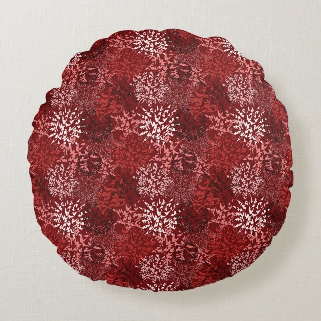 Modern Abstract Round Cushion (Front)