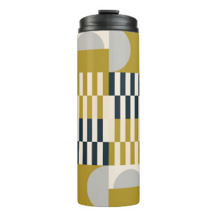 Modern abstract seamless geometric pattern with se thermal tumbler