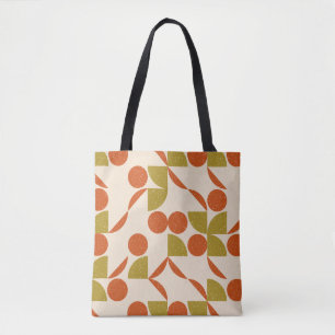 Modern abstract seamless geometric pattern with se tote bag