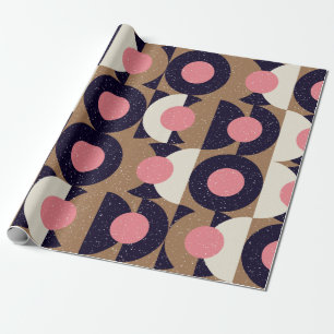 Modern abstract seamless geometric pattern with se wrapping paper