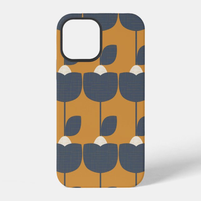 Modern abstract seamless geometric pattern with st iPhone case (Back)